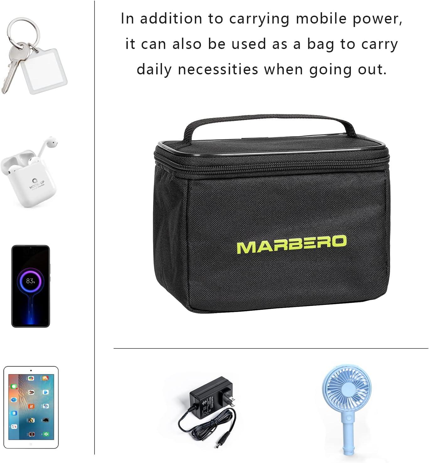 imageCarrying Case for M82 M82MAX Portable Power Station Carrying Bag Water Resistant Easy to Carry Exclusive for MARBERO