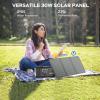 imageMARBERO 118Wh Portable Power Station with Telescopic Camping Lights for Camping Hiking 32000mAh 160W Max Power Bank with AC Outlet USB DC Output Solar Generator with Telecoping Light EmergencySOLAR GENERATOR PL100 WITH 30W SOLAR