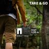 imageMARBERO 118Wh Portable Power Station with Telescopic Camping Lights for Camping Hiking 32000mAh 160W Max Power Bank with AC Outlet USB DC Output Solar Generator with Telecoping Light EmergencyPL100 100W 118WH