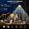 imageMARBERO 118Wh Portable Power Station with Telescopic Camping Lights for Camping Hiking 32000mAh 160W Max Power Bank with AC Outlet USB DC Output Solar Generator with Telecoping Light EmergencyPL100 100W 118WH