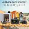 imageMARBERO 200W Portable Power Station 148Wh Camping Solar Generator Laptop Power Bank with AC Outlet 110V DC USB QC30 LED Flashlights for CPAP Home Outdoor Trip Emergency BackupM82 88WH 80W