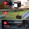 imageMARBERO 200W Portable Power Station 148Wh Camping Solar Generator Laptop Power Bank with AC Outlet 110V DC USB QC30 LED Flashlights for CPAP Home Outdoor Trip Emergency BackupM822 148WH 200W