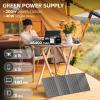 imageMARBERO 200W Portable Power Station 148Wh Camping Solar Generator Laptop Power Bank with AC Outlet 110V DC USB QC30 LED Flashlights for CPAP Home Outdoor Trip Emergency BackupSOLAR GENERATOR M822MAX WITH 40W SOLAR