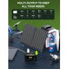 imageMARBERO 200W Portable Power Station 148Wh Camping Solar Generator Laptop Power Bank with AC Outlet 110V DC USB QC30 LED Flashlights for CPAP Home Outdoor Trip Emergency BackupSOLAR GENERATOR M82 WITH 21W SOLAR