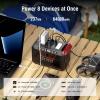 imageMARBERO 200W Portable Power Station 148Wh Camping Solar Generator Laptop Power Bank with AC Outlet 110V DC USB QC30 LED Flashlights for CPAP Home Outdoor Trip Emergency BackupSOLAR GENERATOR M823 WITH 60W SOLAR