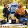 imageMARBERO 200W Portable Power Station 148Wh Camping Solar Generator Laptop Power Bank with AC Outlet 110V DC USB QC30 LED Flashlights for CPAP Home Outdoor Trip Emergency BackupM822 148WH 200W