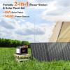 imageMARBERO 200W Portable Power Station 148Wh Camping Solar Generator Laptop Power Bank with AC Outlet 110V DC USB QC30 LED Flashlights for CPAP Home Outdoor Trip Emergency BackupSOLAR GENERATOR M822 WITH 40W SOLAR