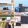 imageMARBERO 200W Portable Power Station 148Wh Camping Solar Generator Laptop Power Bank with AC Outlet 110V DC USB QC30 LED Flashlights for CPAP Home Outdoor Trip Emergency BackupM822 148WH 200W
