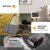imageMARBERO 200W Portable Power Station 148Wh Camping Solar Generator Laptop Power Bank with AC Outlet 110V DC USB QC30 LED Flashlights for CPAP Home Outdoor Trip Emergency BackupSOLAR GENERATOR M82 MAX WITH 30W SOLAR