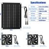 imageMARBERO 200W Portable Solar Panel for Power Station ampamp DC Devices 200 Watt Foldable Solar Charger ampgt23 High Efficiency IP68 Waterproof Compatible with Solar Generator for Camping RV Outdoor Cloudy15W 130 x 98 INCHES with 47 INCHES Fans