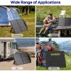 imageMARBERO 200W Portable Solar Panel for Power Station ampamp DC Devices 200 Watt Foldable Solar Charger ampgt23 High Efficiency IP68 Waterproof Compatible with Solar Generator for Camping RV Outdoor Cloudy100W 20 x 23 x 18