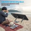 imageMARBERO 21W Portable Solar Panel Foldable Solar Panel Charger IP65 Waterproof Solar Panels 23 High Efficiency Fast Charger USB Ports ampamp DC 18V Output for Camping Outdoor Travel Emergency Cloudy100W 20 x 23 x 18