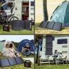 imageMARBERO 21W Portable Solar Panel Foldable Solar Panel Charger IP65 Waterproof Solar Panels 23 High Efficiency Fast Charger USB Ports ampamp DC 18V Output for Camping Outdoor Travel Emergency Cloudy60W 16  14  17