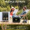 imageMARBERO 88Wh Portable Power Station 24000mAh Camping Solar Generator with 21W Solar Panel for CPAP Home Camping Emergency Backup