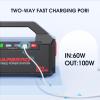 imageMARBERO PL60 Portable Power Station 888Wh with AC Outlet  227lb UltraLight Power Bank Fast Charging USBC 60W PD Builtin LED Flashlight for Backpacking ampamp EmergencyPL60AXAC222Wh
