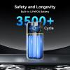 imageMARBERO Portable Charger 10000mAh Mini Power Bank USB C inampampout Fast Charging Battery Pack Compact External Phone Powerbank Compatible with iPhone 16 15 14 13 12 Samsung S22 S21 Google AirPods iPad etcGreen