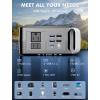 imageMARBERO Portable Power Bank with AC Outlet Peak 120W110V Portable Laptop Battery Bank 24000mAh Charger Power Supply with AC Outlet Power Station for Outdoor Camping Home Office Hurricane EmergencyM82S 888Wh 80W