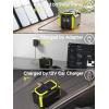 imageMARBERO Portable Power Station 150Wh Camping Solar Generator Laptop Charger Power Bank with AC Outlet 110V 150W Peak with 4USB 4DC Ports LED Flashlights for CPAP Home Camping Hurricane EmergencyM270 150WH 100W