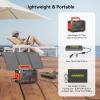 imageMARBERO Portable Power Station 240Wh 350W Peak Camping Portable Power Bank with AC Outlet 110V3USB A 2USB C 2AC2DC Solar Generator for Outdoor Travel Home Emergency HurricaneSolar GeneratorM138SL30 WITH CONNECTOR