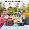 imageMARBERO Portable Power Station 240Wh 350W Peak Camping Portable Power Bank with AC Outlet 110V3USB A 2USB C 2AC2DC Solar Generator for Outdoor Travel Home Emergency HurricaneM638237Wh300W