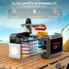 imageMARBERO Portable Power Station 88Wh Camping Lithium Battery Solar Generator Fast Charging with AC Outlet 120W Peak Power BankSolar Panel Optional for Home Backup Outdoor Emergency RV Van HuntingSOLAR GENERATOR M822 WITH 40W SOLAR