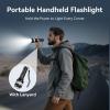 imageMARBERO Rechargeable Flashlight High Lumens with 4000mAh Battery Focused Beam Super Bright LED Small Powerful Flashlight 3 Modes Tactical Compact Portable Flashlight for Camping Hiking Emergency Home
