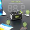 imageMARBERO Solar Generator 148Wh Portable Power Station with Solar Panel 40W Included Solar Power Bank with AC Outlet 200W Surge for Home Outages Camping Outdoor Adventure EmergencyGREEN SOLAR GENERATOR M82 WITH 25W PANEL