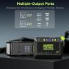 imageMARBERO Solar Generator 148Wh Portable Power Station with Solar Panel 40W Included Solar Power Bank with AC Outlet 200W Surge for Home Outages Camping Outdoor Adventure EmergencyGREEN SOLAR GENERATOR M82 WITH 25W PANEL