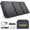 imageMARBERO 200W Portable Solar Panel for Power Station ampamp DC Devices 200 Watt Foldable Solar Charger ampgt23 High Efficiency IP68 Waterproof Compatible with Solar Generator for Camping RV Outdoor Cloudy30W 124 x 96 x 08 INCHES