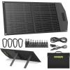 imageMARBERO 21W Portable Solar Panel Foldable Solar Panel Charger IP65 Waterproof Solar Panels 23 High Efficiency Fast Charger USB Ports ampamp DC 18V Output for Camping Outdoor Travel Emergency Cloudy100W 20 x 23 x 18