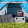 imageMARBERO Solar Generator 296Wh Portable Power Station with Solar Panel 60W Included Power Bank with AC Outlets 300W Pure Sine Wave with Foldable Panel Set for Camping Home Outdoor EmergencyM188 296WH