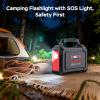 imageMARBERO Solar Generator 296Wh Portable Power Station with Solar Panel 60W Included Power Bank with AC Outlets 300W Pure Sine Wave with Foldable Panel Set for Camping Home Outdoor EmergencyM188 296WH