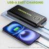 imageMARBERO 10000mAh Portable Charger UltraSlim Power Bank with USBC 5V2A Fast Charging Input ampamp Output Compatible with Smartphone Ipad Laptop BlackV18Black2