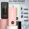 imageMARBERO 10000mAh Portable Charger UltraSlim Power Bank with USBC 5V2A Fast Charging Input ampamp Output Compatible with Smartphone Ipad Laptop BlackV18Pink4