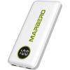imageMARBERO 10000mAh Portable Charger UltraSlim Power Bank with USBC 5V2A Fast Charging Input ampamp Output Compatible with Smartphone Ipad Laptop BlackV18White