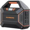 imageMARBERO 155Wh Solar Generator with 30W Solar Panel Portable Power Station 100W MultiOutput Builtin LED Flashlight ampamp 65ft Cable Ultra Lightweight for Camping Emergency BlackoutM365