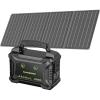 imageMARBERO 155Wh Solar Generator with 30W Solar Panel Portable Power Station 100W MultiOutput Builtin LED Flashlight ampamp 65ft Cable Ultra Lightweight for Camping Emergency BlackoutM220 SL40