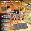 imageMARBERO 172Wh Solar Generator with 40W Solar Panel Portable Power Station 200W Camping Outdoor Hiking Fishing Emergency