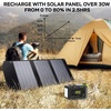 image:imageMARBERO Solar Generator M82 with Foldable Solar Panel 30W Set for Home Backup Outdoor Emergency RV Van Hunting